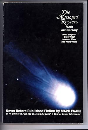 Immagine del venditore per The Missouri Review / tenth anniversary / Volume X Number 1 (INCLUDES A PREVIOUSLY UNPUBLISHED STORY BY MARK TWAIN) venduto da Cat's Curiosities