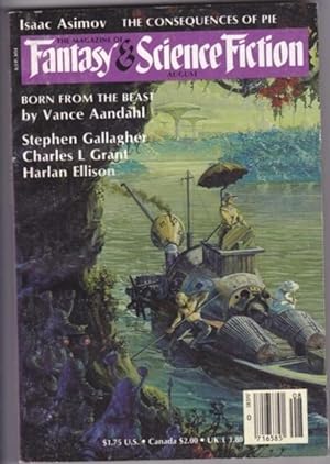 Seller image for The Magazine of Fantasy & Science Fiction August 1986 - Crystal, In the Hour Before Dawn, Something in the Blood, By the River Fontainbleau, First I Came to Los Angeles, Trick, Born from the Beast, The Consequneces of Pie, + for sale by Nessa Books