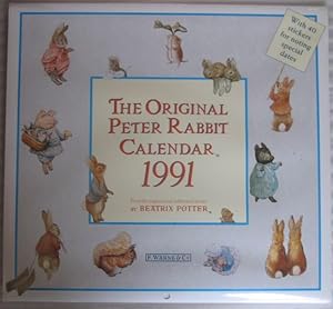 The Original Peter Rabbit Calendar 1991 -with 40 Stickers for Noting Special Dates (still in plas...