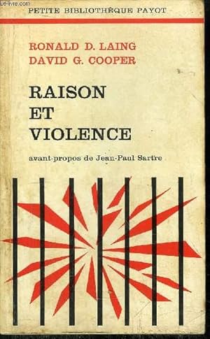 Immagine del venditore per RAISON ET VIOLENCE - COLLECTION PETITE BIBLIOTHEQUE N202 venduto da Le-Livre