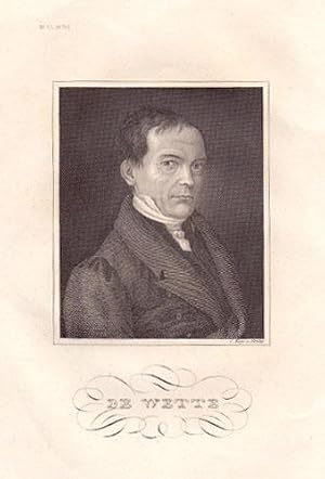 Bild des Verkufers fr Wilhelm Martin Leberecht de Wette (1780 - 1849). zum Verkauf von Antiquariat Gallus / Dr. P. Adelsberger