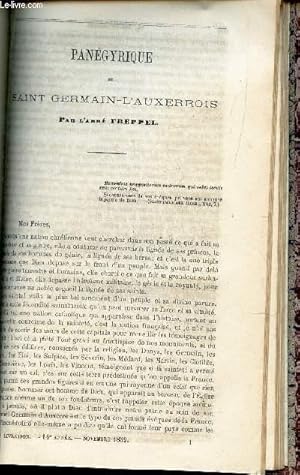 Bild des Verkufers fr Pangyrique de St Germain l'Auxerrois / Discours prononc a St Sulpice le 1 decembre 1859 par Mgr Amaton zum Verkauf von Le-Livre