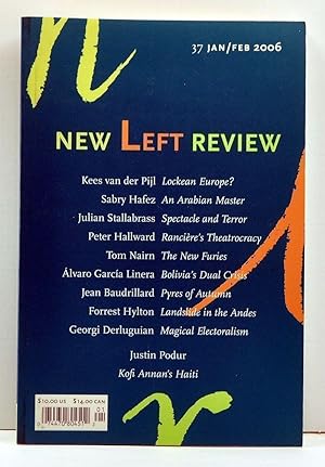 Seller image for New Left Review Number 37, second series (January-February 2006) for sale by Cat's Cradle Books