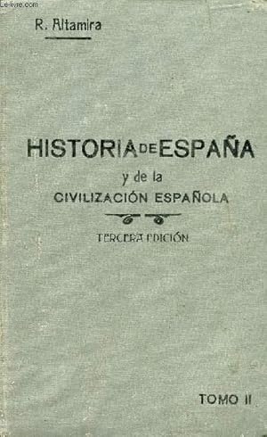 Seller image for HISTORIA DE ESPAA Y DE LA CIVILIZACION ESPAOLA, TOMO II for sale by Le-Livre