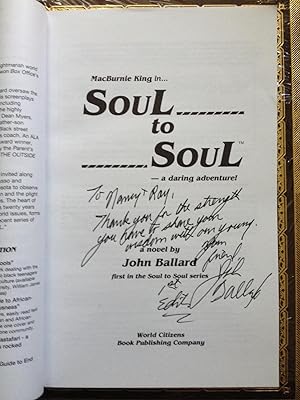 Imagen del vendedor de Soul to Soul: A Daring Adventure (Soul to Soul, Book 1) a la venta por Ocean Tango Books