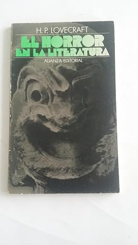 Imagen del vendedor de El horror en la literatura a la venta por Libros Ambig