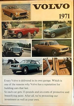 Immagine del venditore per Volvo 1971 brochure venduto da Epilonian Books