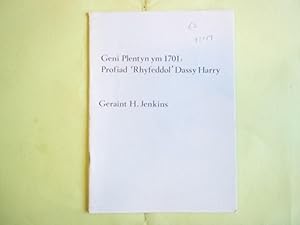 Geni plentyn ym 1701: Profiad 'rhyfeddol' Dassy Harry