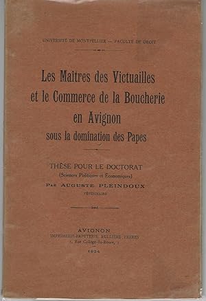 Les Maîtres des victuailles et le commerce de la boucherie en Avignon sous la domination des Papes