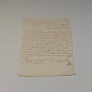 CARTA DIRIGIDA A RAMÓN DE MESONERO ROMANOS REMITIDA POR DOMINGO NIETO Y MÁRQUEZ (1803-1844), GRAN...