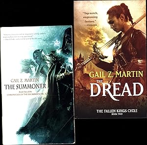 Imagen del vendedor de The Dread / The Fallen Kings Cycle Book Two (SIGNED) AND A SECOND SIGNED GAIL Z. MARTIN MASS-MARKET PAPERBACK, The Summoner / Book One of the Chronicles of the Necromancer a la venta por Cat's Curiosities