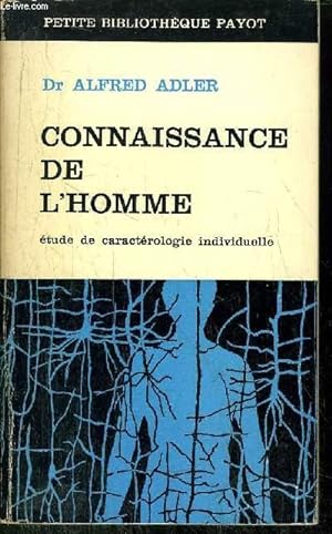 Bild des Verkufers fr CONNAISSANCE DE L'HOMME - COLLECTION PETITE BIBLIOTHEQUE PAYOT N90 zum Verkauf von Le-Livre