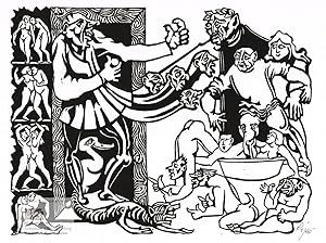Seller image for Lockruf des Talers. Original-Linolschnitt von Hermet Rip. Vom Knstler eigenhndig signiert for sale by historicArt Antiquariat & Kunsthandlung