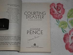 Seller image for Courting Disaster: An Angie Amalfi Mystery: Signed for sale by SkylarkerBooks