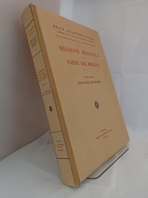 Seller image for Reale Accademia D'Italia: Centro Studi per L'Africa Orientale Italiana Volume 4: Missione Biologica Nel Paese Dei Borana for sale by YattonBookShop PBFA