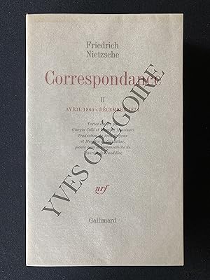 Seller image for CORRESPONDANCE-II-AVRIL 1869-DECEMBRE 1874 for sale by Yves Grgoire