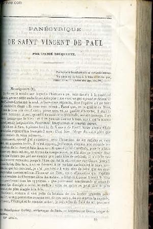 Seller image for Pangyrique de St Vincent de Paul / Mandement de MM. les vicaires capitulaires du diocese de Perpignan - le siege vacant / PAroles prononces par Mgr de la Bouillerie, eveque de Carcassonne aux obseques de Mg Gerbet le 11 aout 1864 / Homelie pour les 20e for sale by Le-Livre