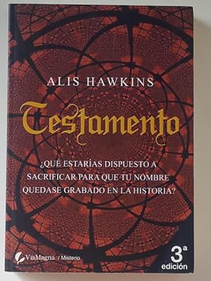 Seller image for TESTAMENTO for sale by Libros Ambig