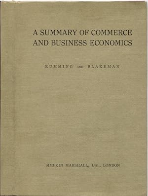 A Summary of Commerce and Business Economics