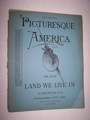 PICTURESQUE AMERICA, OR THE LAND WE LIVE IN - Part 42 with Steel Engraving of East Rock New Haven