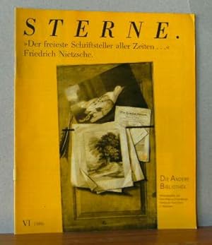 Bild des Verkufers fr Magazin VI 1986 - STERNE: Die Andere Bibliothek. Herausgegeben von Hans Magnus Enzensberger. Zu: Laurence Sterne, Yoricks empfindsame Reise durch Frankreich und Italien. zum Verkauf von Versandantiquariat Gebraucht und Selten