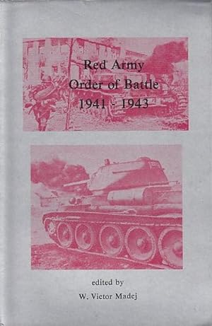 Bild des Verkufers fr Red Army Order of Battle 1941 - 1945. zum Verkauf von Antiquariat Carl Wegner