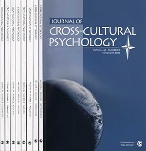 Journal of Cross-Cultural Psychology. Volume 44, Number 1-8, November 2013.