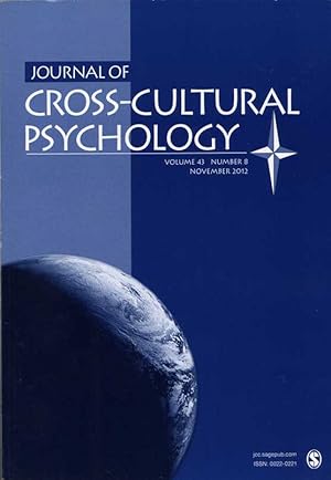 Journal of Cross-Cultural Psychology. Volume 43, Number 8, November 2012.