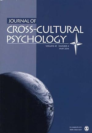 Journal of Cross-Cultural Psychology. Volume 45, Number 4, November 2014.
