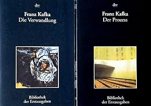 Seller image for 2 dtv-Taschenbcher (Bibliothek der Erstausgaben): 1.) Der Prozess. Roman. Berlin 1925. Herausgegeben von Joseph Kiermeier-Debre. 2.) Die Verwandlung. Leipzig 1916. Herausgegeben von Joseph Kiermeier-Debre. for sale by Versandantiquariat Ruland & Raetzer