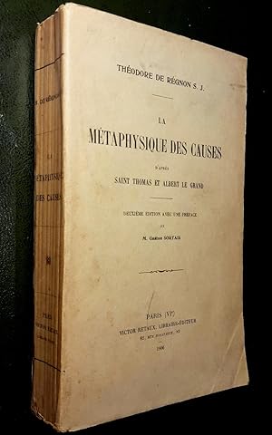 Imagen del vendedor de La Mtaphysique des causes d'aprs saint Thomas et Albert le Grand. a la venta por Le Chemin des philosophes