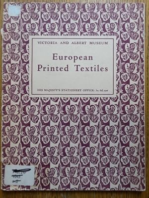 Bild des Verkufers fr Victoria and Albert Museum: European Printed Textiles zum Verkauf von Mullen Books, ABAA