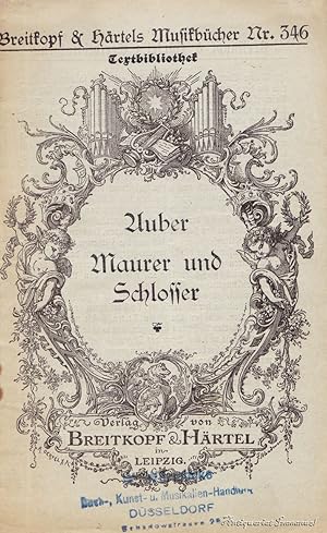 Immagine del venditore per Maurer und Schlosser. Komische Oper in drei Akten. venduto da Antiquariat Immanuel, Einzelhandel
