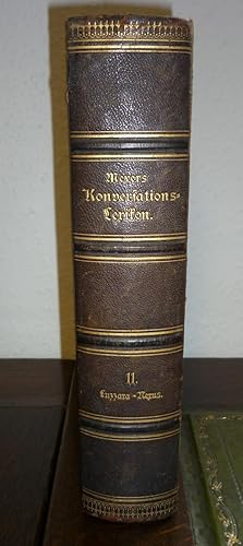 Meyers Konversations-Lexikon. Eine Encyklopädie des allgemeinen Wissens. Hier: Elfter (11.) Band:...