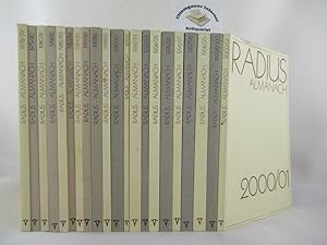 Seller image for Radius-Almanach Jahrgang 1978/79 - 2000/2001. 21 Bnde. Nur die Jahrgnge 1986/87 und 1991/92 FEHLEN. for sale by Chiemgauer Internet Antiquariat GbR