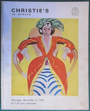 Christies in Geneva November 6, 1969 auction catalogue