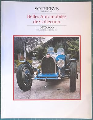 Belles Automobiles De Collection Monaco Dimanche 25 Mai 1986