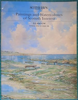 Paintings and Watercolours of Scottish Interest Sotheby's Glasgow 30th October 1990