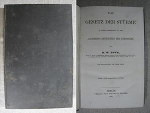 Bild des Verkufers fr Das Gesetz der Strme in seiner Beziehung zu den allgemeinen Bewegungen der Atmosphre. Zweite vllig umgearbeitete Auflage. zum Verkauf von Antiquariat Hanfgarten