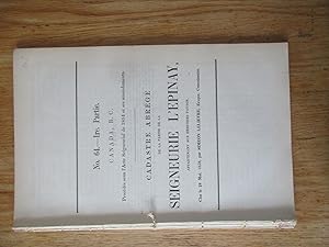 Cadastre abrégé #64 de la partie de la Seigneurie de L'Epinay, appartenant à divers propriétaires...