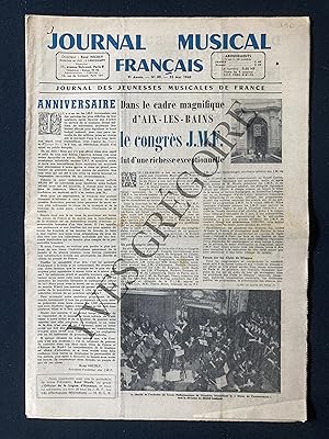 JOURNAL MUSICAL FRANCAIS-N°89-23 MAI 1960