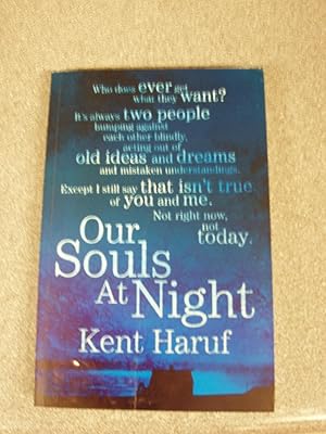 Image du vendeur pour OUR SOULS AT NIGHT mis en vente par Happyfish Books