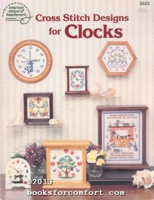Immagine del venditore per Cross Stitch Designs for Clocks 3525 venduto da booksforcomfort