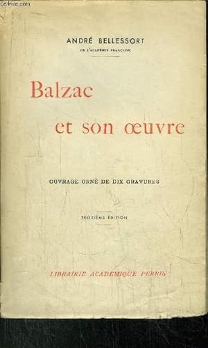 Imagen del vendedor de BALZAC ET SON OEUVRE a la venta por Le-Livre