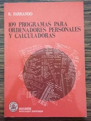 109 Programas Para Ordenadores Personales Y Calculadoras