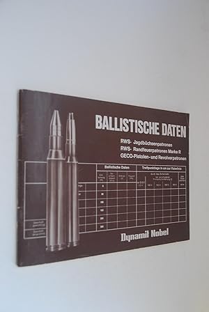 Ballistische Daten: RWS-Jagdbüchsenpatronen - RWS-Randfeuerpatronen Marke R - GECO-Pistolen- und ...