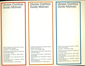 Bild des Verkufers fr Ulysse Comtois. Guido Molinari. XXXIV Esposizione Biennale Internazionale d'Arte. Venezia 22 giugno - 20 ottobre 1968 zum Verkauf von Studio Bibliografico Marini