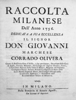 Raccolta milanese dell'anno 1756 [-1757].