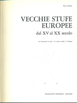 Immagine del venditore per Vecchie stufe europee venduto da Librodifaccia