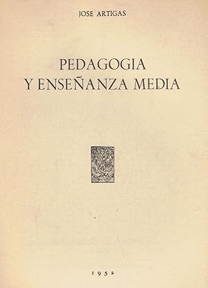 Seller image for PEDAGOGA Y ENSEANZA MEDIA for sale by Librera Torren de Rueda